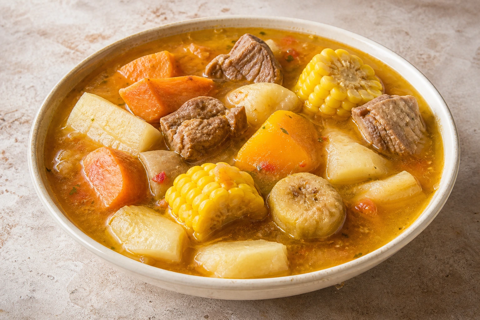 Ajiaco cubano — gotowe danie
