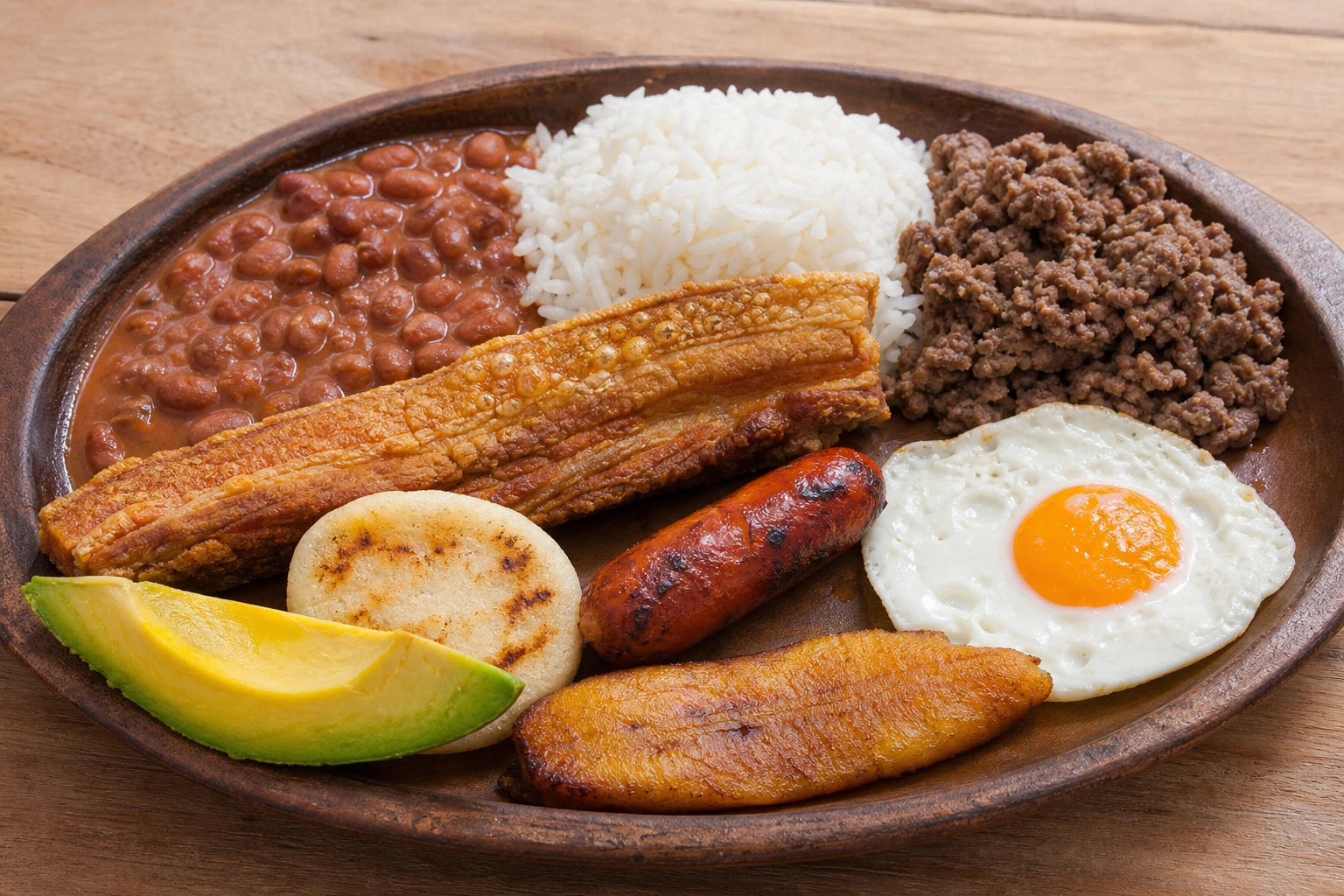 Bandeja paisa — gotowe danie