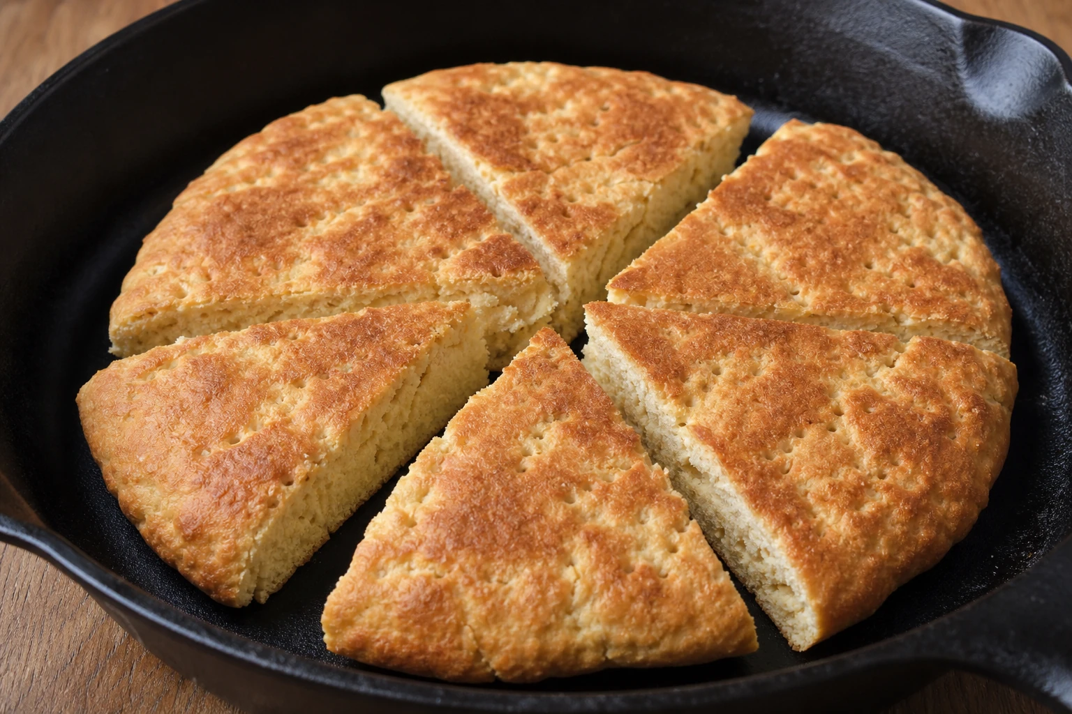 Bannock z patelni — gotowe danie