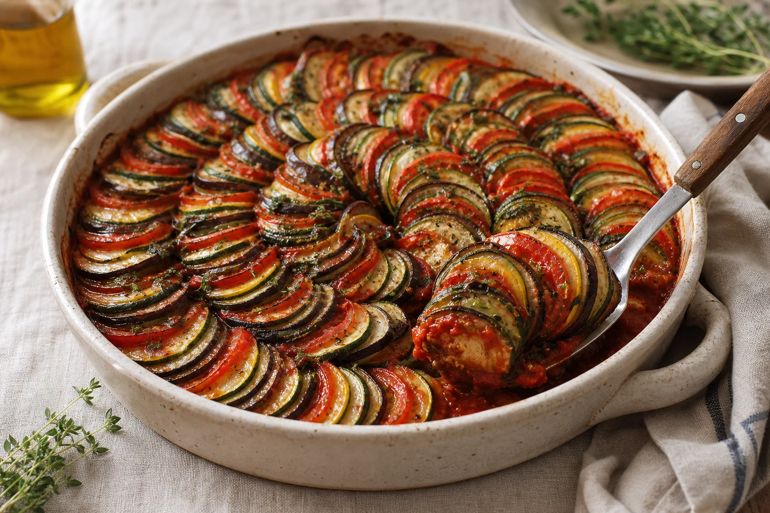 Confit byaldi — gotowe danie