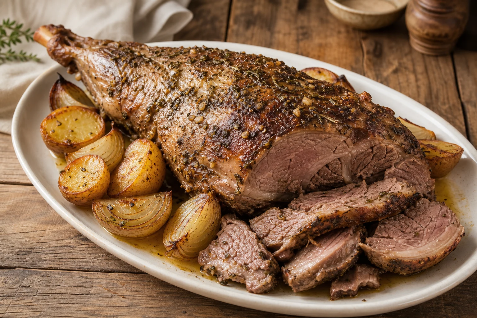 Cordero patagónico al horno — gotowe danie