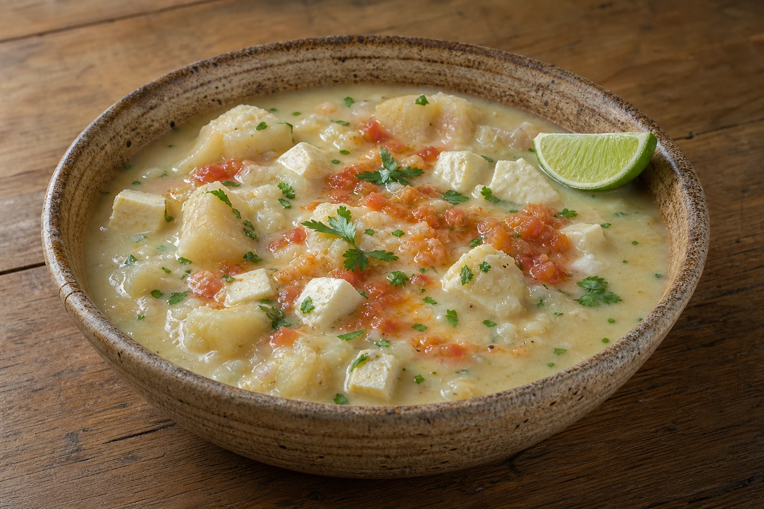 Mote de queso — gotowe danie