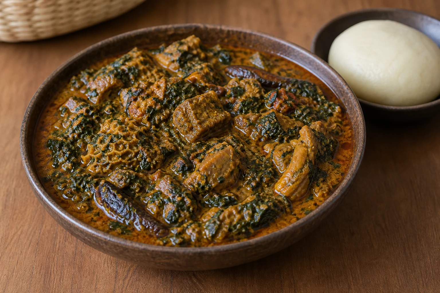 Ofe onugbu — gotowe danie