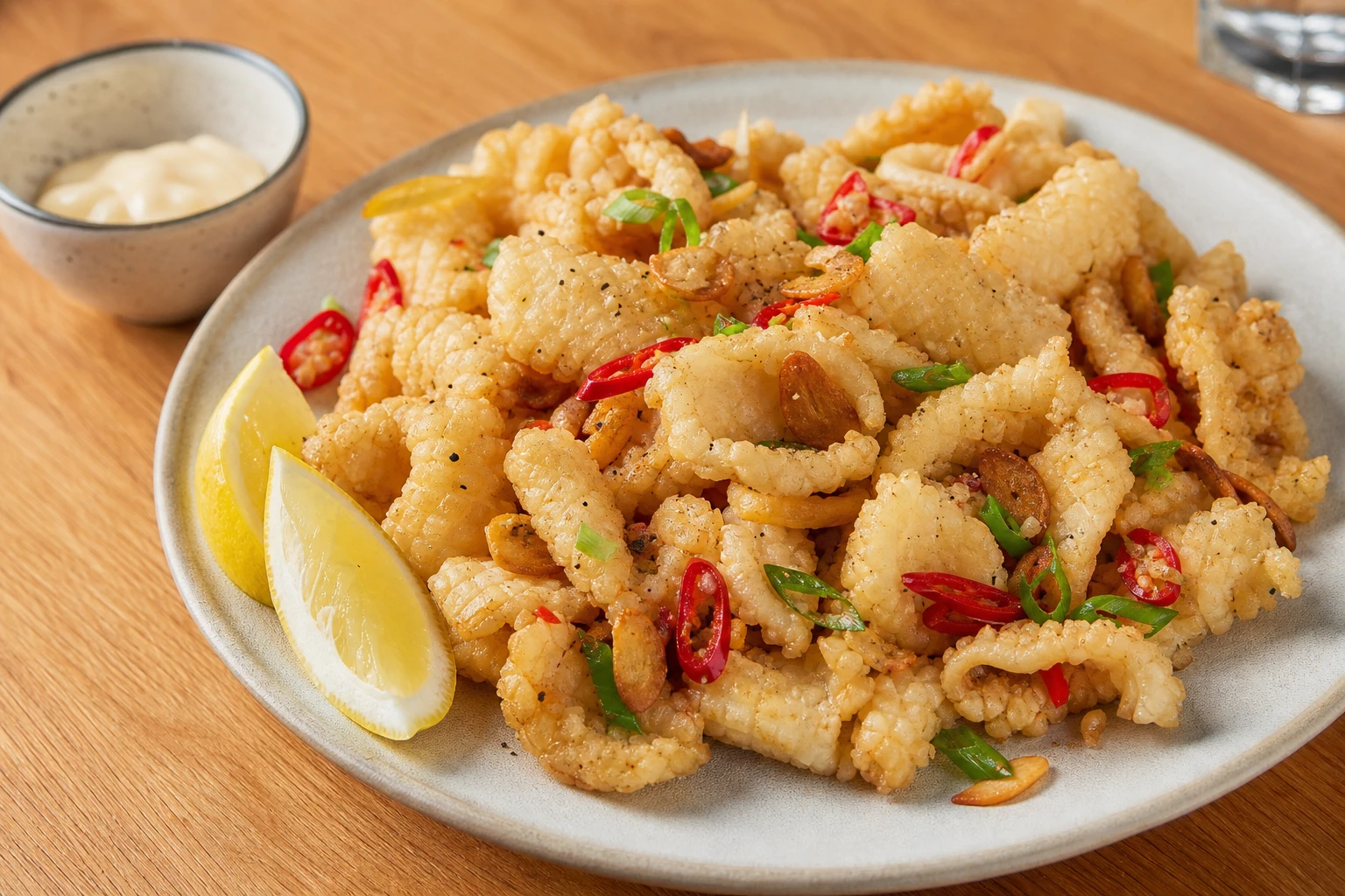 Salt and pepper squid — gotowe danie