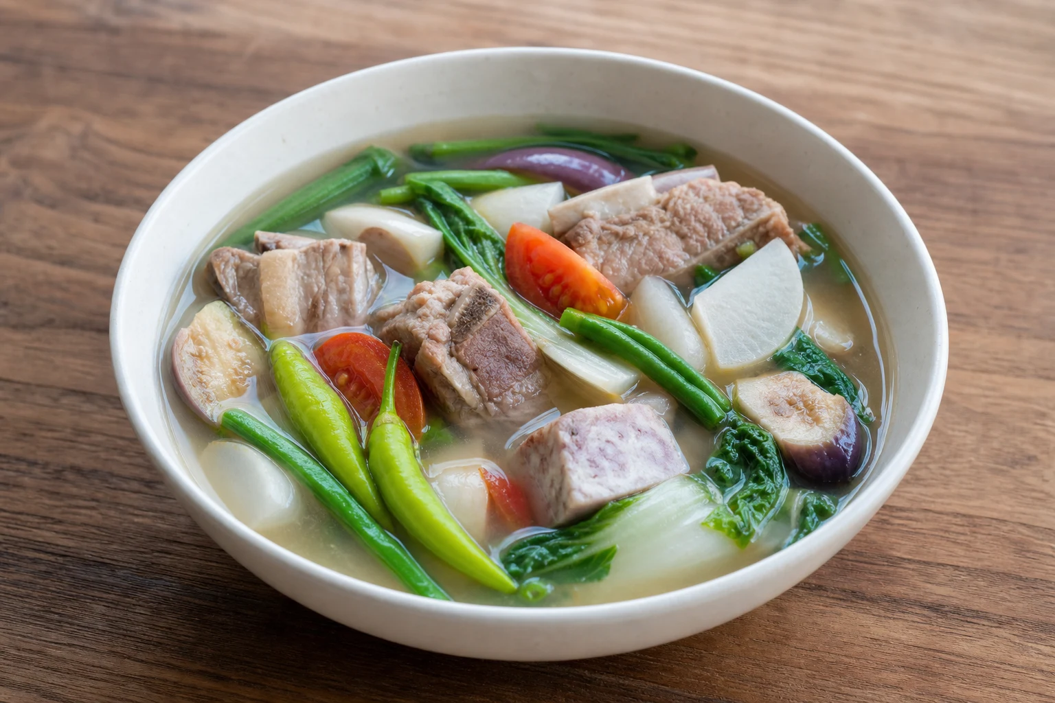 Sinigang na baboy — gotowe danie