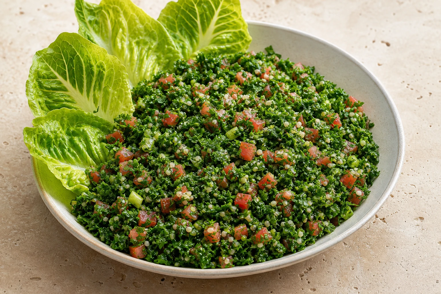 Tabbouleh libański — gotowe danie