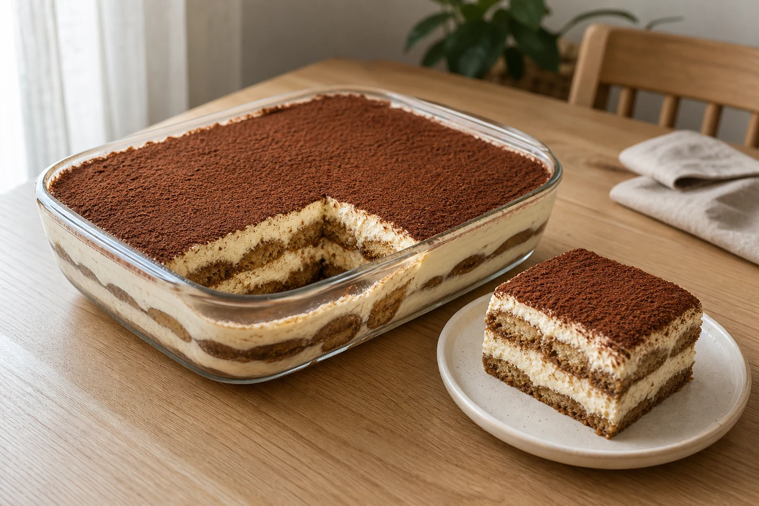 Tiramisù — gotowe danie